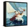 "Seasick Sailor", August 22, 1959-Richard Sargent-Framed Stretched Canvas