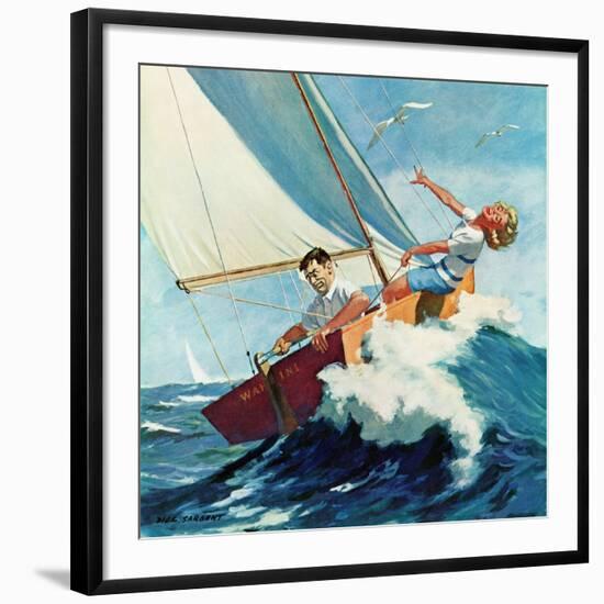 "Seasick Sailor", August 22, 1959-Richard Sargent-Framed Giclee Print