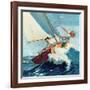 "Seasick Sailor", August 22, 1959-Richard Sargent-Framed Giclee Print