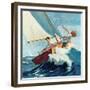 "Seasick Sailor", August 22, 1959-Richard Sargent-Framed Giclee Print