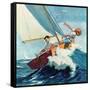 "Seasick Sailor", August 22, 1959-Richard Sargent-Framed Stretched Canvas