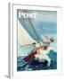 "Seasick Sailor" Saturday Evening Post Cover, August 22, 1959-Richard Sargent-Framed Giclee Print