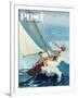 "Seasick Sailor" Saturday Evening Post Cover, August 22, 1959-Richard Sargent-Framed Giclee Print