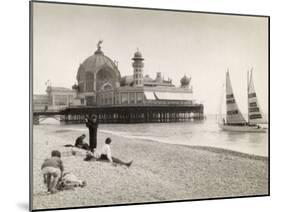 Seaside at Nice, French Riviera-null-Mounted Photographic Print