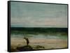 Seaside at Palavas, 1854-Gustave Courbet-Framed Stretched Canvas