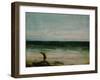 Seaside at Palavas, 1854-Gustave Courbet-Framed Giclee Print