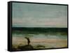 Seaside at Palavas, 1854-Gustave Courbet-Framed Stretched Canvas