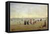 Seaside at Trouville-Henri Renard-Framed Stretched Canvas