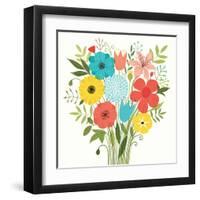 Seaside Bouquet I-Michael Mullan-Framed Art Print