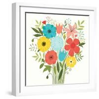 Seaside Bouquet I-Michael Mullan-Framed Art Print