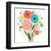 Seaside Bouquet II-Michael Mullan-Framed Art Print