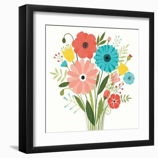 Seaside Bouquet II-Michael Mullan-Framed Art Print