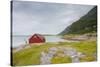 Seaside Building in Northern Norway-Lamarinx-Stretched Canvas