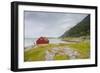 Seaside Building in Northern Norway-Lamarinx-Framed Photographic Print