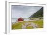 Seaside Building in Northern Norway-Lamarinx-Framed Photographic Print