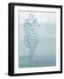 Seaside Card 3 V2-Allen Kimberly-Framed Art Print