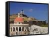 Seaside Cemetary, San Juan, Puerto Rico, USA, Caribbean-Kymri Wilt-Framed Stretched Canvas