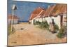 Seaside Cottages with Dovecot (W/C on Paper)-Edward Arthur Walton-Mounted Giclee Print