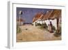 Seaside Cottages with Dovecot-Edward Arthur Walton-Framed Giclee Print