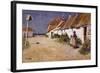 Seaside Cottages with Dovecot-Edward Arthur Walton-Framed Giclee Print