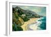 Seaside Cove-Stevens Allayn-Framed Premium Giclee Print