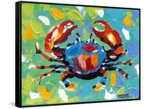 Seaside Crab I-Carolee Vitaletti-Framed Stretched Canvas