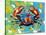 Seaside Crab I-Carolee Vitaletti-Stretched Canvas