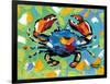 Seaside Crab II-Carolee Vitaletti-Framed Art Print