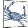 Seaside Crab-Sparx Studio-Mounted Art Print