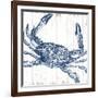 Seaside Crab-Sparx Studio-Framed Art Print