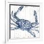 Seaside Crab-Sparx Studio-Framed Art Print