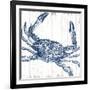 Seaside Crab-Sparx Studio-Framed Art Print