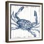 Seaside Crab-Sparx Studio-Framed Art Print