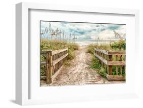 Seaside Destination-Mary Lou Johnson-Framed Photo