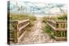 Seaside Destination-Mary Lou Johnson-Stretched Canvas