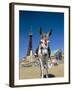 Seaside Donkey on Beach with Blackpool Tower Behind, Blackpool, Lancashire, England-Steve & Ann Toon-Framed Photographic Print