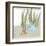 Seaside Dot - Shell-Robbin Rawlings-Framed Art Print