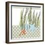 Seaside Dot - Shell-Robbin Rawlings-Framed Art Print