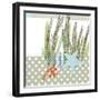 Seaside Dot - Shell-Robbin Rawlings-Framed Art Print