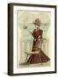 Seaside Dress 1890-null-Framed Art Print