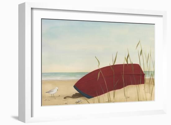 Seaside Dunes II-Erica J. Vess-Framed Art Print