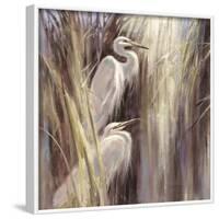 Seaside Egrets-Brent Heighton-Framed Art Print