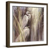 Seaside Egrets-Brent Heighton-Framed Art Print