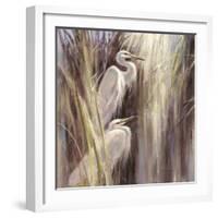 Seaside Egrets-Brent Heighton-Framed Art Print