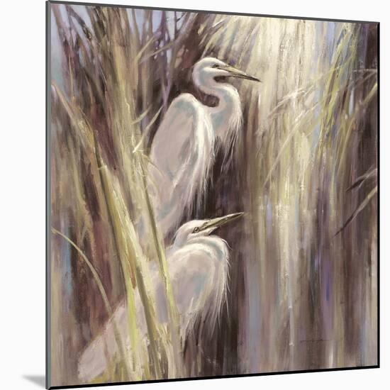 Seaside Egrets-Brent Heighton-Mounted Art Print