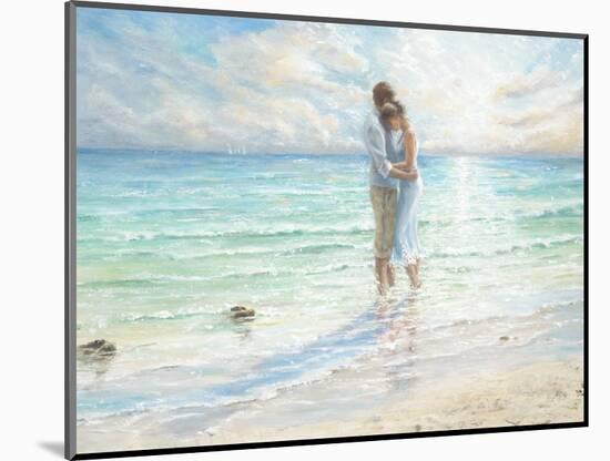 Seaside Embrace-Karen Wallis-Mounted Art Print