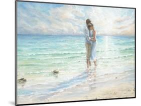 Seaside Embrace-Karen Wallis-Mounted Art Print