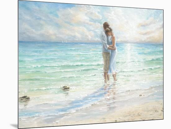 Seaside Embrace-Karen Wallis-Mounted Art Print