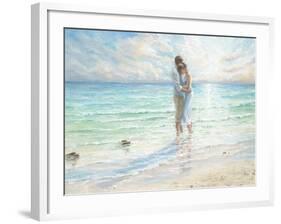 Seaside Embrace-Karen Wallis-Framed Art Print