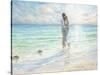 Seaside Embrace-Karen Wallis-Stretched Canvas